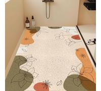 Lhayeu Tapis en loofah doux - Tapis de sol robuste pour zones à forte circulation - Texture résistante pour la décoration du salon, de la chambre à coucher ou du bureau, durable - 40 x 80 cm