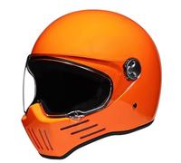 LHBM Casques Intégraux Vintage avec Double Visière, Casque De Moto Cross Homologué ECE,Respecter Les Normes routières,Évitement des collisions,pour Homme Femme Adulte E,2XL(63-64cm)