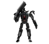 LHBM Skibid Toilettes Man Jouets de Blocs de Construction,Skibid Toilet Titans Moniteur King Building Blocks,Upgrade Titan Moniteurman,Gifts for Boys and Girls B