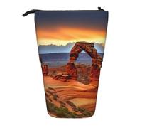 LHBWCVN Arches National Park Trousse à crayons télescopique sur pied pour femme et homme