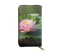 Lhbwcvn Beau portefeuille à fleurs pour homme et femme - Portefeuille en cuir avec blocage RFID - Grande capacité - Porte-cartes de crédit - Porte-monnaie avec fermeture éclair - Support de téléphone