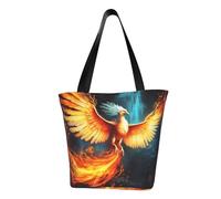 LHBWCVN Beau sac fourre-tout Phoenix pour femme avec poignée sur le dessus, grand sac besace à bandoulière, sac à main décontracté, sac de courses esthétique, sac d'épicerie, sac de travail, sac de