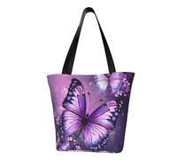 LHBWCVN Beau sac fourre-tout violet pour femme avec poignée sur le dessus, grand sac à main, sac à main décontracté, sac de courses esthétique, sac d'épicerie, sac de travail, sac de voyage, sac de