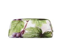 LHBWCVN Belle trousse à crayons de grande capacité en cuir pour homme et femme - Trousse de toilette de voyage avec fermeture éclair - Grande ouverture, doré, One Size
