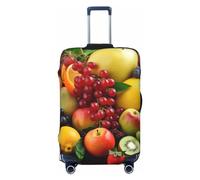 LHBWCVN Fresh Fruits Housse de bagage pour valise, approuvée TSA, lavable pour valise de 45,7 à 81,3 cm, anti-rayures, housse de bagage de voyage, Noir , S