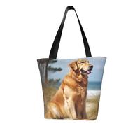 LHBWCVN Golden Retriever Sac fourre-tout pour femme avec poignée sur le dessus, grand sac besace à bandoulière, sac à main décontracté, sac de courses esthétique, sac d'épicerie, sac de travail, sac