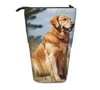 LHBWCVN Golden Retriever Trousse à crayons télescopique sur pied pour homme et femme