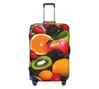 LHBWCVN Housse de bagage colorée pour valise, approuvée par la TSA, protection lavable pour valise de 45,7 à 81,3 cm, anti-rayures, housse de bagage de voyage, Noir, XL