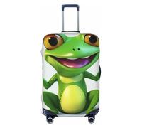 LHBWCVN Housse de bagage Green Frog pour valise, approuvée TSA, lavable pour valise de 45,7 à 81,3 cm, anti-rayures, housse de bagage de voyage, Noir , XL