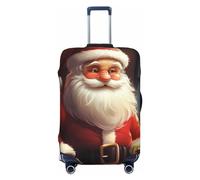 LHBWCVN Housse de bagage haute définition approuvée par la TSA, lavable pour valise de 45,7 à 81,3 cm, anti-rayures, housse de bagage de voyage, Noir , M