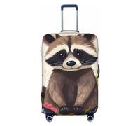 LHBWCVN Housse de bagage lavable pour valise de 45,7 à 81,3 cm, anti-rayures, housse de bagage à main approuvée par la TSA, Noir , XL