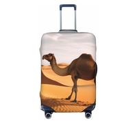 LHBWCVN Housse de bagage pour valise, homologuée TSA, lavable pour valise de 45,7 à 81,3 cm, anti-rayures, housse de bagage de voyage, Noir , M