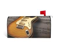 LHBWCVN Housse de boîte aux lettres magnétique personnalisée, couverture de boîte aux lettres de bienvenue décorative pour jardin, cour, décoration de boîte aux lettres surdimensionnée standard, 64,8