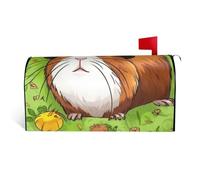 LHBWCVN Housse de boîte aux lettres magnétique souriante personnalisée pour boîte aux lettres de bienvenue pour jardin, cour, décoration de boîte aux lettres surdimensionnée standard, 53,3 x 45,7 cm