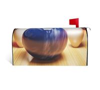 LHBWCVN Housses de boîte aux lettres magnétiques personnalisées pour boîte aux lettres de bowling, décoration de boîte aux lettres de bienvenue pour jardin, cour, décoration de boîte aux lettres