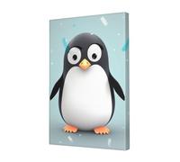 LHBWCVN Impression sur toile de pingouin mignon - Décoration murale moderne pour chambre à coucher - 30,5 x 45,7 cm