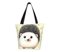 LHBWCVN Joli sac fourre-tout en forme de hérisson pour femme avec poignée sur le dessus, grand sac besace à bandoulière, sac à main décontracté, sac de courses esthétique, sac d'épicerie réutilisable