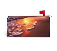 LHBWCVN Magnifique housse de boîte aux lettres magnétique personnalisée personnalisée pour boîte aux lettres de bienvenue pour jardin, cour, décoration de boîte aux lettres surdimensionnée standard