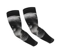 LHBWCVN Manchons de compression pour chiot labrador noir pour homme et femme - Protection solaire UV