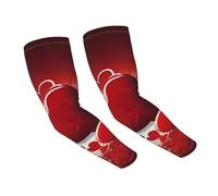LHBWCVN Manchons de compression pour homme et femme - Protection solaire UV - Pour la Saint-Valentin