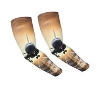 LHBWCVN Manchons de compression pour homme et femme - Protection solaire UV - Pour le sport