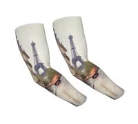 LHBWCVN Rainy Street in Paris Manchons de compression pour homme et femme Protection solaire UV