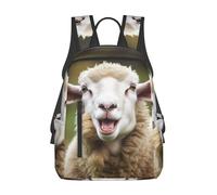 LHBWCVN Sac à dos de voyage amusant avec langue de mouton coquin, animal mignon, sac à dos léger pour ordinateur portable, cadeau pour femme et homme, sac à dos de randonnée