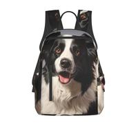 LHBWCVN Sac à dos de voyage Border Collie pour ordinateur portable, sac à dos léger, cadeau pour femme et homme, sac à dos de randonnée