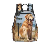 LHBWCVN Sac à dos de voyage Golden Retriever pour ordinateur portable, sac à dos léger, cadeau pour homme et femme, sac à dos de randonnée