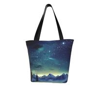 LHBWCVN Sac fourre-tout céleste pour femme avec poignée sur le dessus, grand sac à main décontracté, sac de courses esthétique, réutilisable, sac d'épicerie, sac de travail, sac de voyage, sac de