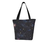 LHBWCVN Sac fourre-tout constellation étoiles, galaxies pour femme, sac à main avec poignée sur le dessus, grand sac besace décontracté, sac à main esthétique, sac d'épicerie, sac d'épicerie, sac de