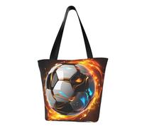 LHBWCVN Sac fourre-tout cool en forme de ballon de football pour femme avec poignée sur le dessus, grand sac besace à bandoulière, sac à main décontracté, sac de courses esthétique, sac d'épicerie