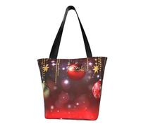 LHBWCVN Sac fourre-tout « Merry Christmas » pour femme avec poignée sur le dessus, grand sac besace à bandoulière, sac à main décontracté, sac de courses esthétique, sac d'épicerie, sac de travail
