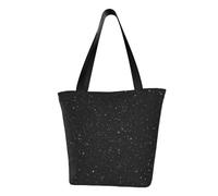 LHBWCVN Sac fourre-tout noir à paillettes pour femme avec poignée sur le dessus, grand sac besace à bandoulière, sac à main décontracté, sac de courses esthétique, sac d'épicerie réutilisable
