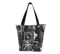 LHBWCVN Sac fourre-tout rétro cool pour femme avec poignée sur le dessus, grand sac à main décontracté, sac de courses esthétique, réutilisable, sac d'épicerie, sac de travail, sac de voyage, sac de