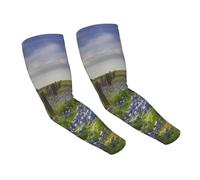 LHBWCVN Texas Bluebonnets Manchons de compression pour homme et femme - Protection solaire UV