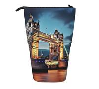LHBWCVN Trousse de maquillage télescopique Tower Bridge in London - Pour homme et femme - Pour voyage, pièces de monnaie