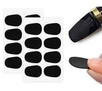 Lhbwhiz 16 Pièces Coussinets D'embouchure,Morsure Caoutchouc Clarinette,Coussins D'embouchure De Saxophone Ténor Alto,Patchs D'embouchure,Patchs D'embouchure,Accessoires De Saxophones(Noir)