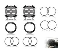 Lhbwhiz 2 Ensemble de Support de Vélo,Support de Guidon d'Ordinateur de Vélo,Potence de Vélo Quart de Tour,Compatible avec Garmin Edge 510/520/800/810/1000,Compatible avec Garmin GPS