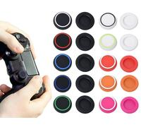 Lhbwhiz Lot de 20 Housses de Protection pour Accessoires de Manette,Capuchons de Pouce,Capuchons en Silicone,Capuchons Jeu,Compatible avec PS-3,Compatible avec PS-4,Compatible avec PS-5(10 Couleurs)