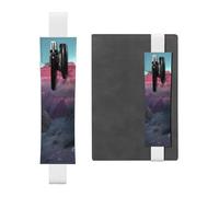 LHCVSFGW Grand Canyon Porte-stylo élastique en cuir PU avec bande réglable pour cahier, marque-page, trousse à crayons pour planificateurs, classeurs, livres