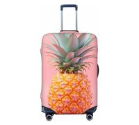 LHCVSFGW Housse de bagage de voyage A Ananas Housse de protection élastique lavable anti-rayures pour bagages de 45,7 à 81,3 cm, Noir , M