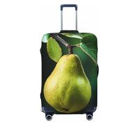 LHCVSFGW Housse de bagage de voyage en forme de poires sur l'arbre - Housse de protection élastique et lavable - Anti-rayures - Pour bagages de 45,7 à 81,3 cm, Noir , L