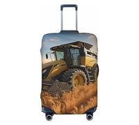 LHCVSFGW Housse de protection pour bagages de voyage, tracteur agricole, récolte, élastique, lavable, anti-rayures, protection épaisse pour bagages de 45,7 à 81,3 cm, Noir , S