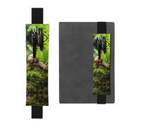 LHCVSFGW Porte-stylo élastique pour bloc-notes, marque-pages, porte-crayons en cuir synthétique avec bande réglable, pochette à crayons en forme d'escargot, trousse à crayons pour planificateurs