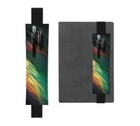 LHCVSFGW Porte-stylo élastique pour bloc-notes, marque-pages, porte-crayons en cuir synthétique avec bande réglable, pochette à stylos, une trousse à crayons pour planificateurs, classeurs, livres