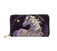 LHCVSFGW Portefeuille en cuir pour femme et homme - Portefeuille à deux volets ultra fin avec porte-cartes de crédit - Clip Art - Noir - Taille unique, Noir , Taille unique