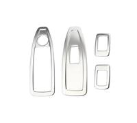 LHD Car Window Lift Swtich Panel Cover Trim Decoration Sticker Interior 4Pcs Pour X1 F48 220i 25i 25le 2016-2023 FIXCOR(Stainless steel)
