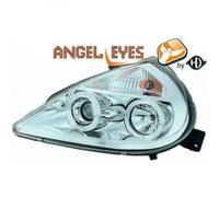 LHD Phares Projecteur Paire Angel Eyes Chrome Clair H1 pour Ford Ka 1996-08