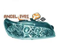 LHD Phares Projecteur Paire Angel Eyes Chrome Clair pour Peugeot 306 II 97-01